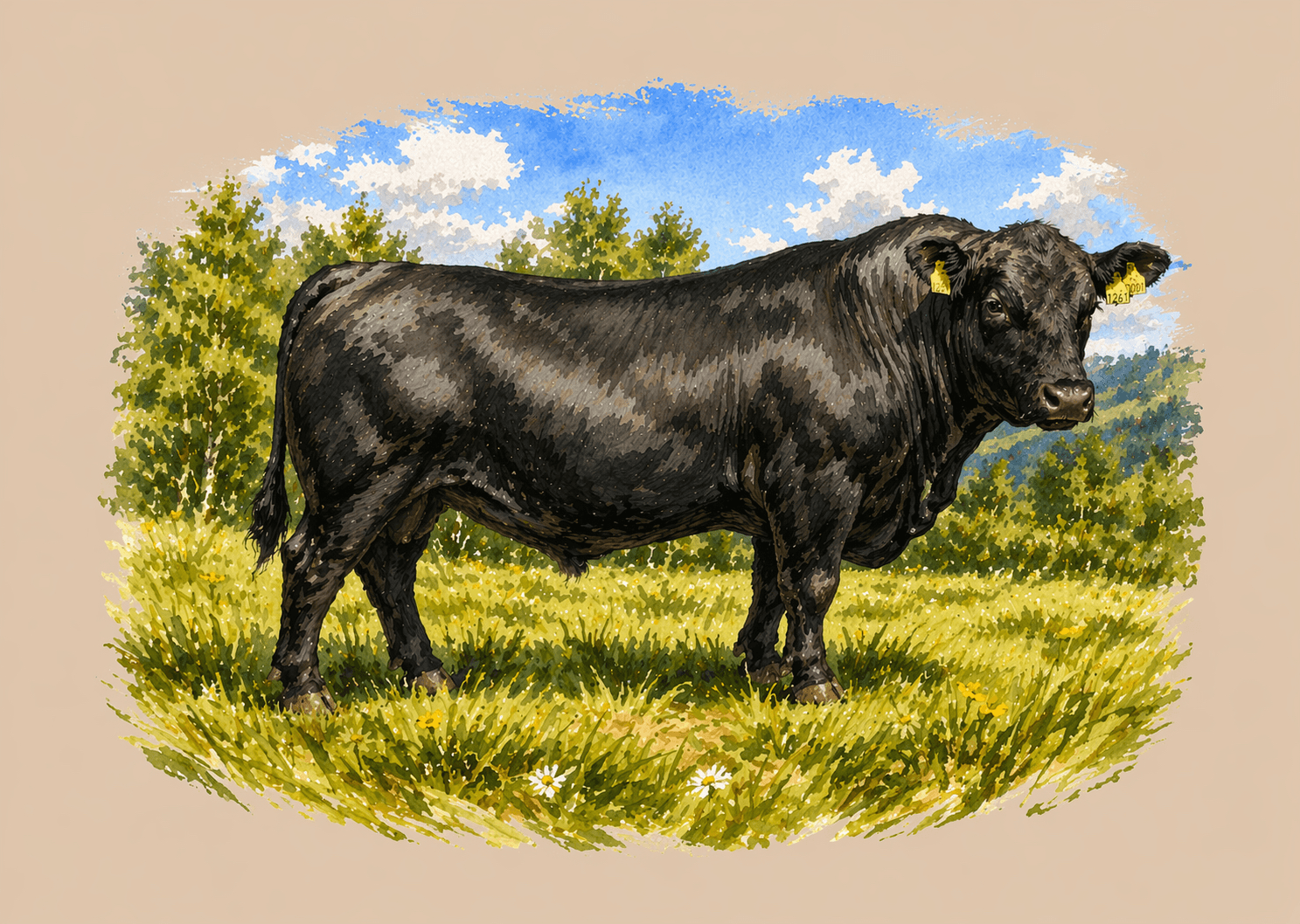 Li's Super Nugget — Aberdeen Angus eliteokse